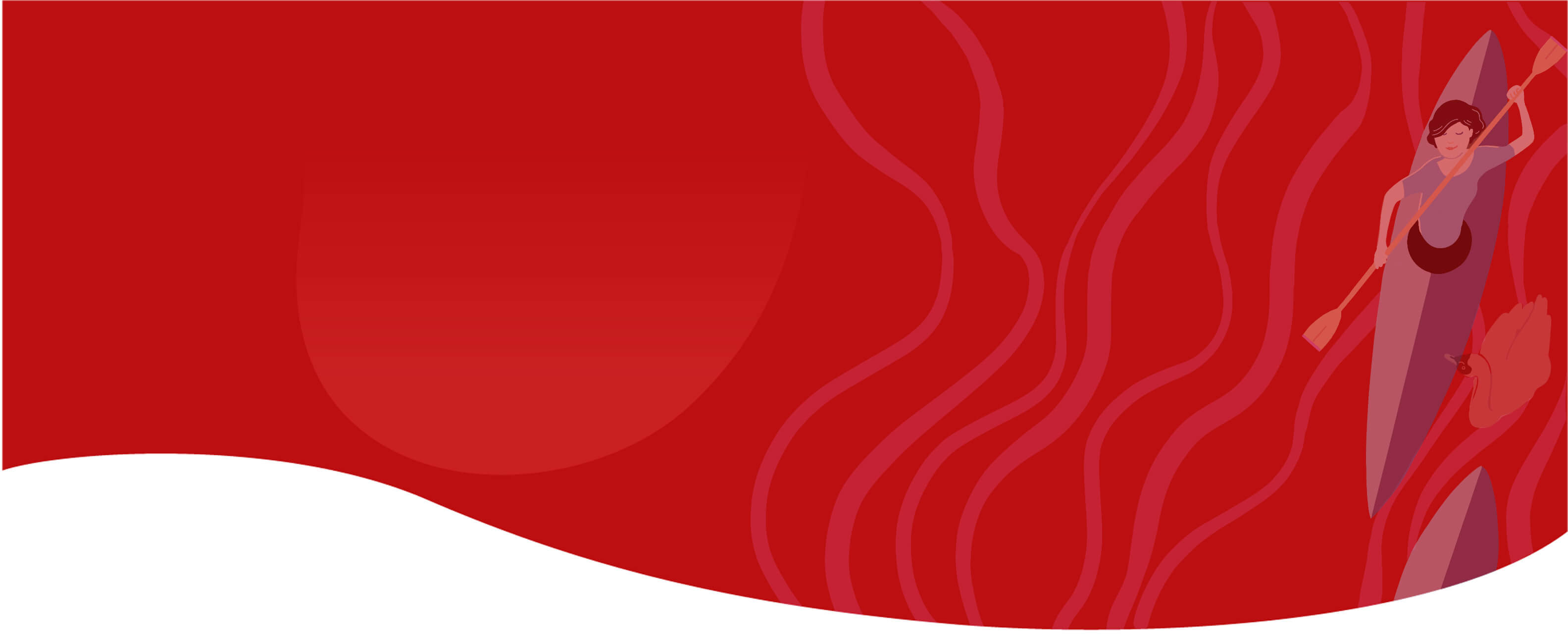 GlücksSpirale mit Sieger-Chance online spielen bei Lotto Brandenburg, zuverlässig und sicher GlücksSpirale - llustration einer Person, die in einem Kajak paddelt, neben einer Ente. Darstellung im Rahmen der Glücksspirale.